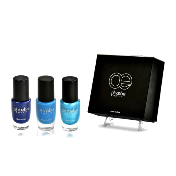 KIT UNGHIE CLIO 3 SMALTI COLORATI PHOEBE NAILS