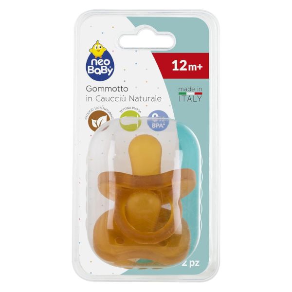 NEO BABY GOMMOTTO CAUCIU' PIATTO 12+ M 2 PEZZI
