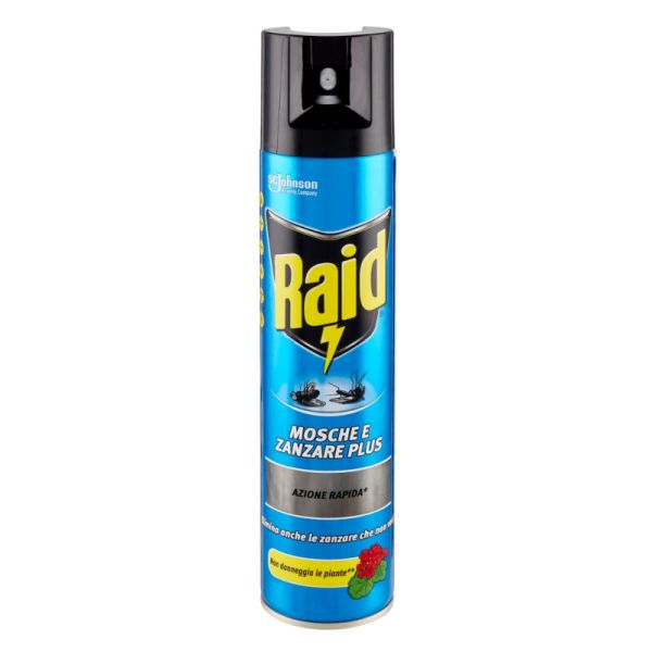 RAID SPRAY MOSCHE E ZANZARE 400 ML