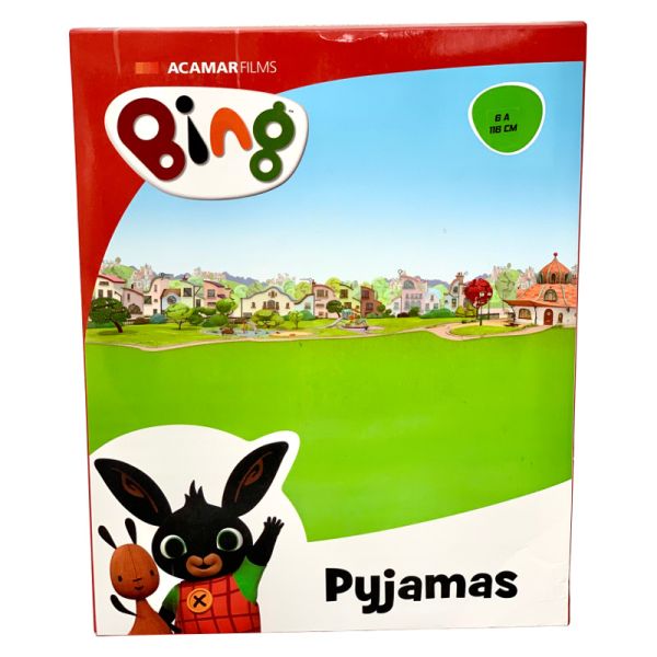 BING - PIGIAMA BAMBINA LUNGO IN PILE COL. ROSA 6 ANNI