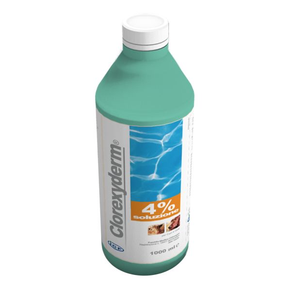 CLOREXYDERM SOLUZIONE CANI E GATTI 4% 1000ML