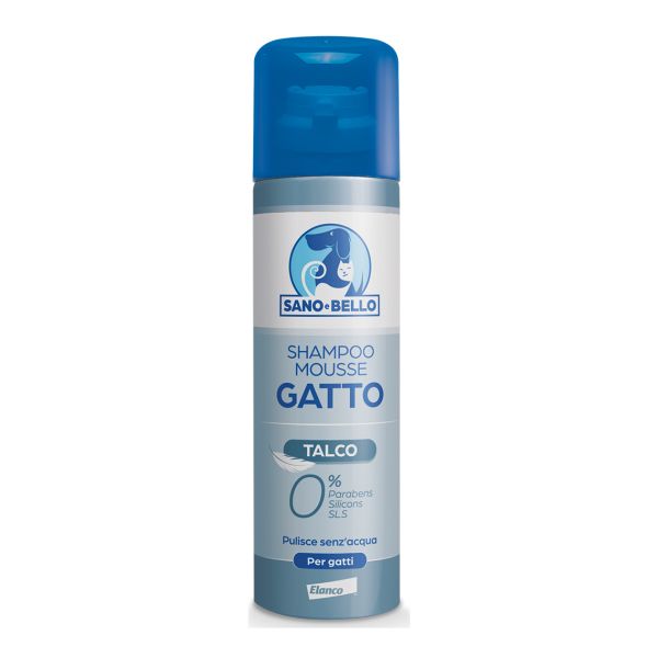 SANO E BELLO SHAMPOO MOUSSE GATTO 200 ML