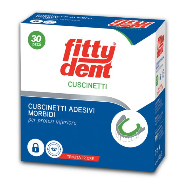 FITTYDENT CUSCINETTI ADESIVI 30 PEZZI NF