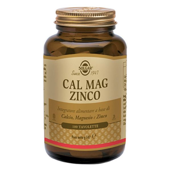 SOLGAR CAL MAG ZINCO 100 TAV