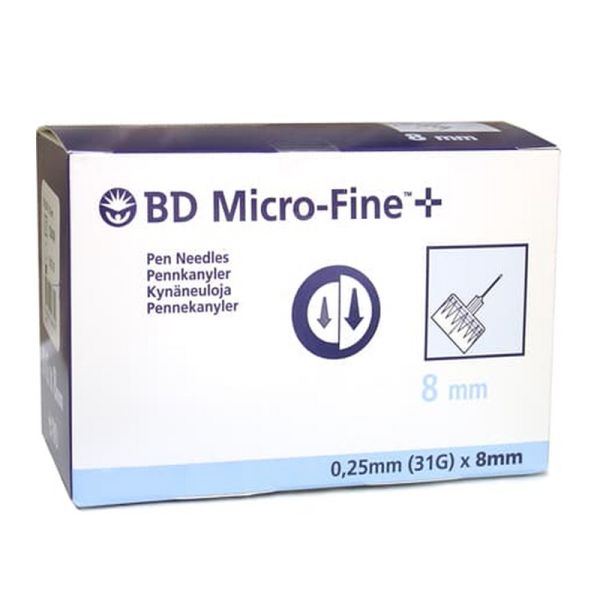 BD MICROFINE AGO G31 8MM 100PZ