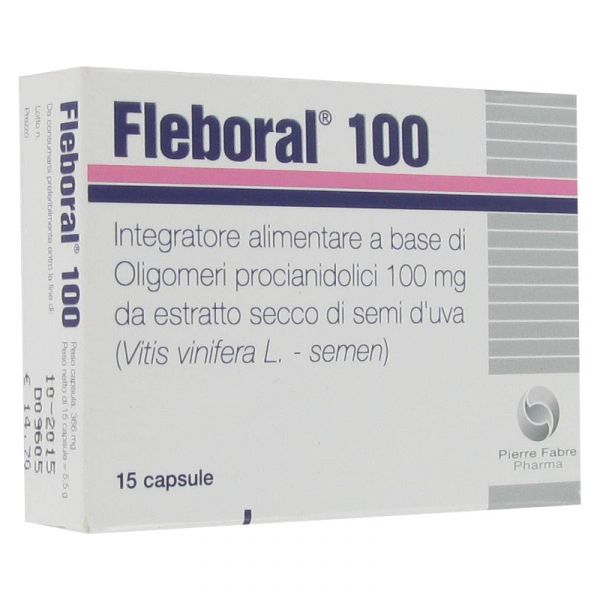 FLEBORAL 100 INTEGRATORE MICROCIRCOLO 15 CPS