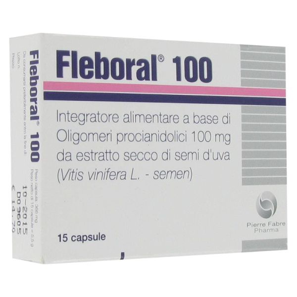 FLEBORAL 100 INTEGRATORE MICROCIRCOLO 15 CPS