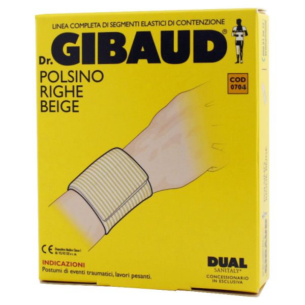 GIBAUD POLSINO A RIGHE 6 CM TAGLIA 3