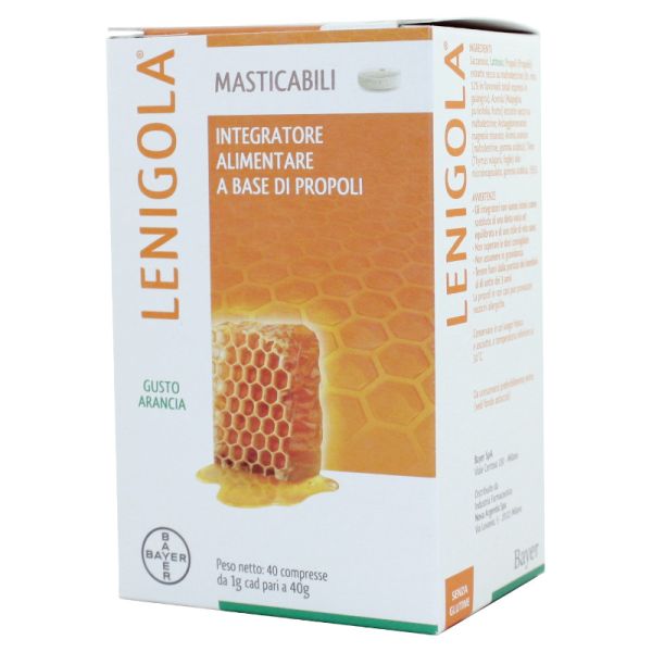 LENIGOLA MASTICABILI ARANCIA 40 CPR