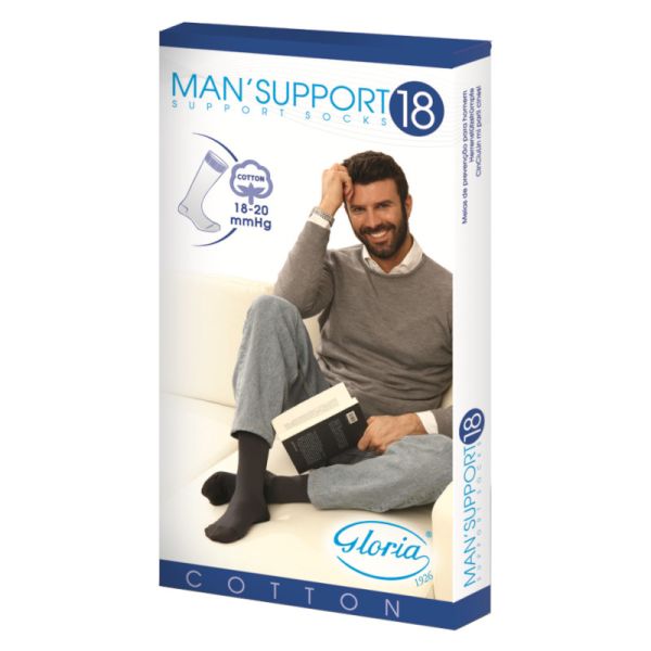 MAN SUPPORT 18 COTONE GAMBALETTI COLORE NERO TALGIA 3