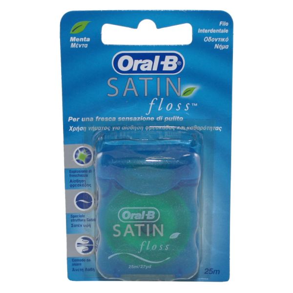 ORALB SATIN FLOSS 25MT