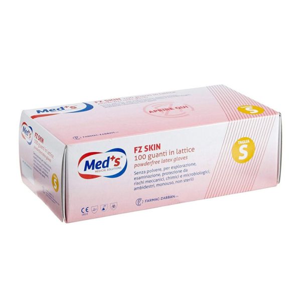 GUANTO SKIN LATTICE SENZA POLVERE MISURA PICCOLA 100 PZ