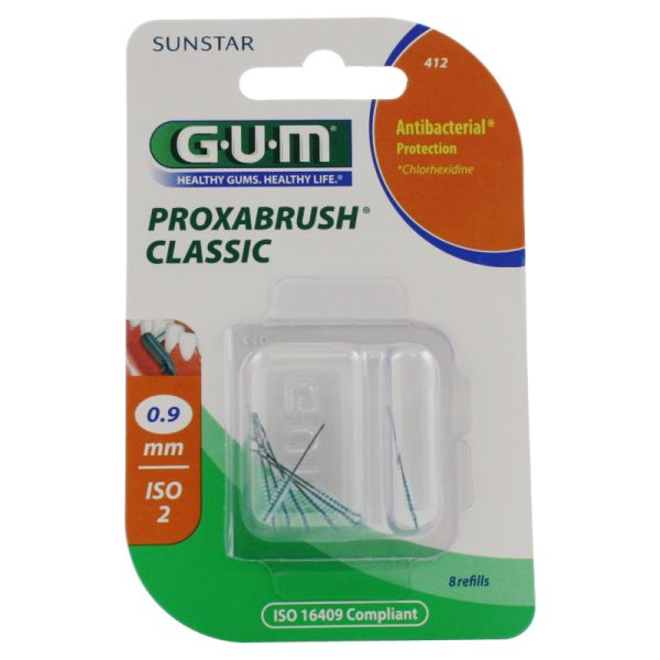 GUM PROXABRUSH 412 SCOVOLINO 8PZ