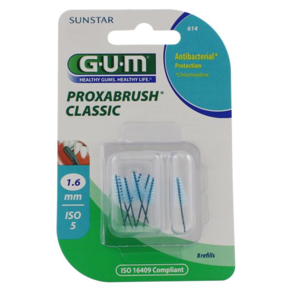 GUM PROXABRUSH 614 SCOVOLINO 8PZ