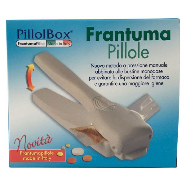 FRANTUMA PILLOLE PILLOLBOX CON 12 BUSTINE MONOUSO