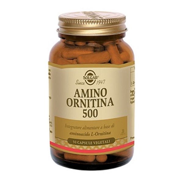 SOLGAR AMINO ORNITINA 500 50 CAPSULE VEGETALI