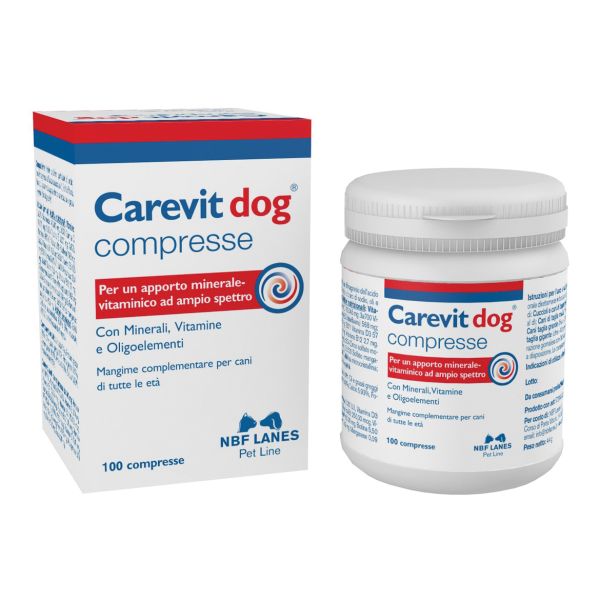 CAREVIT DOG MANGIME VETERINARIO 100 COMPRESSE