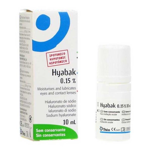 HYABAK PROTECTOR SOLUZIONE OFTALMICA SODIO IALURONATO 0,15% FLACONE 10ML