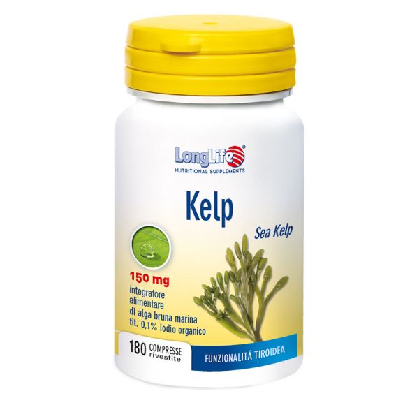 LONGLIFE KELP ALGA BRUNA 180 COMPRESSE