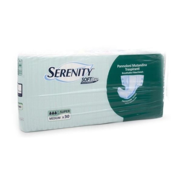 SERENITY SOFTDRY FORMATO SUPER TAGLIA MEDIUM 30 PEZZI
