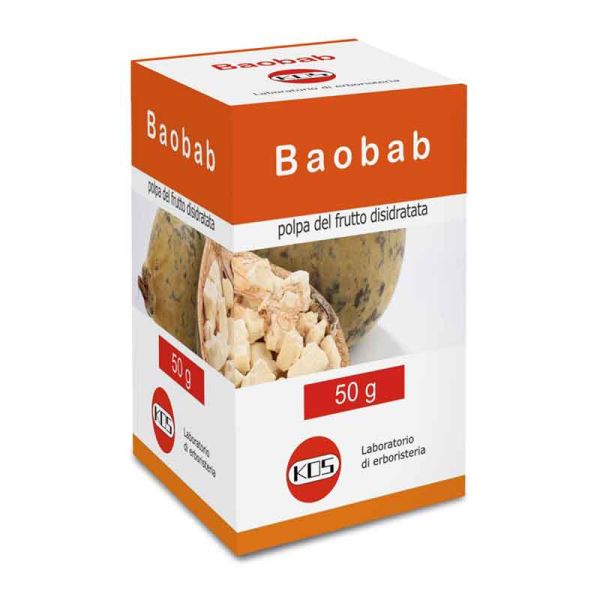 BAOBAB POLPA DEL FRUTTO DISIDRATATA POLVERE 50G KOS