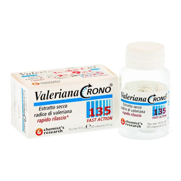 VALERIANA CRONO 135 CON DUOFLAVINA FAST ACTION 30 COMPRESSE