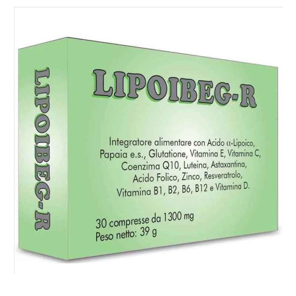 LIPOIBEG R 30 COMPRESSE 15G