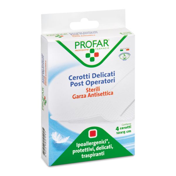 PROFAR CEROTTI POST OPERATORI 10X15 CM 4 PZ