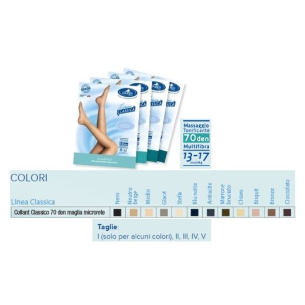 SAUBER COLLANT 70 DENARI MICRORETE MARRONE BRUCIATO 5 CLASSICA