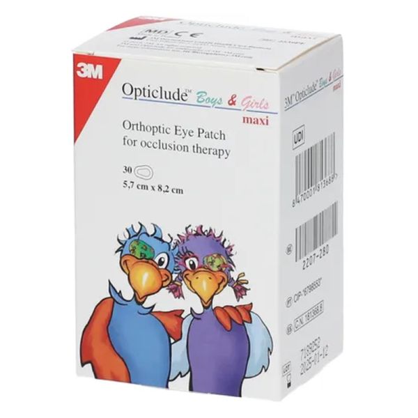 OPTICLUDE BOYS&GIRLS EYE PATCH MAXI 5,7 x 8 CM 30 CEROTTI