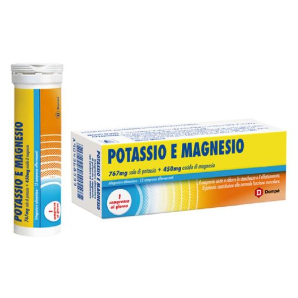 DOMPE MAGNESIO E POTASSIO 12 COMPRESSE