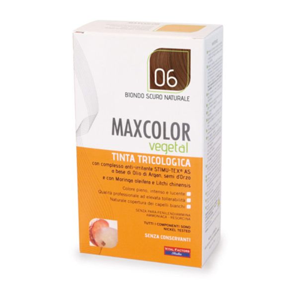 MAX COLOR VEGETAL TINTA 06 BIONDO SCURO NATURALE 140ML