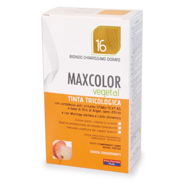 MAX COLOR VEGETAL TINTA TRICOLOGICA N 16