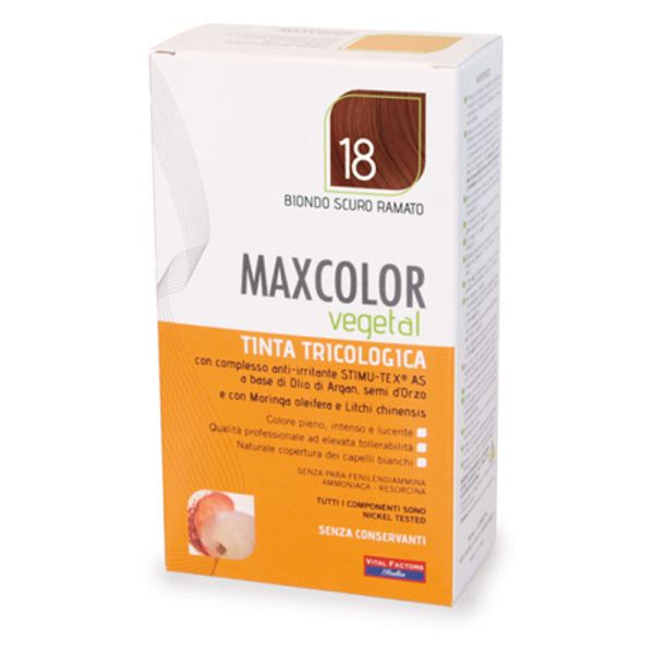 MAX COLOR VEGETAL TINTA TRICOLOGICA N 18