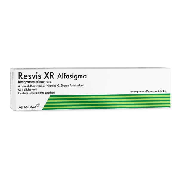 RESVIS XR ALFASIGMA 20 COMPRESSE EFFERVESCENTI DA 4 G