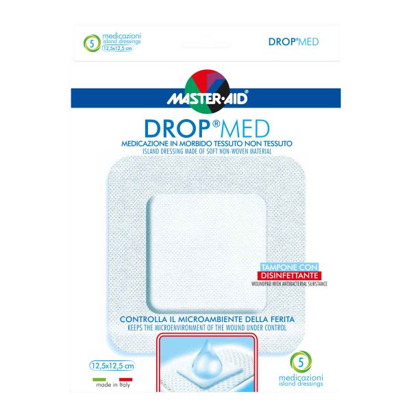 MASTER-AID MEDICAZIONE ADESIVA 12,5X12,5 5 PEZZI