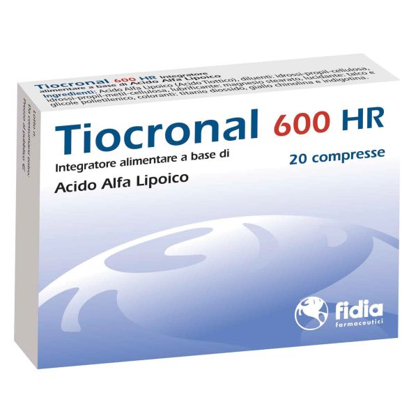 TIOCRONAL 600 HR 20 COMPRESSE