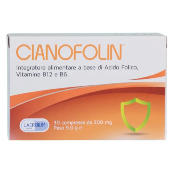 CIANOFOLIN 30 COMPRESSE GASTROPROTETTE 9 G