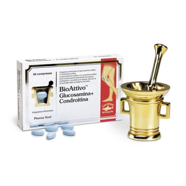 BIOATTIVO GLUCOSAMINA + CONDROITINA 60 COMPRESSE