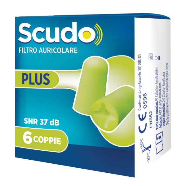 EARPLUG SCUDO PLUS 6 COPPIE