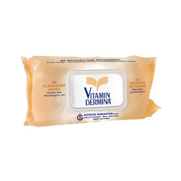 VITAMINDERMINA SALVIETTE DETERGENTI 80PZ