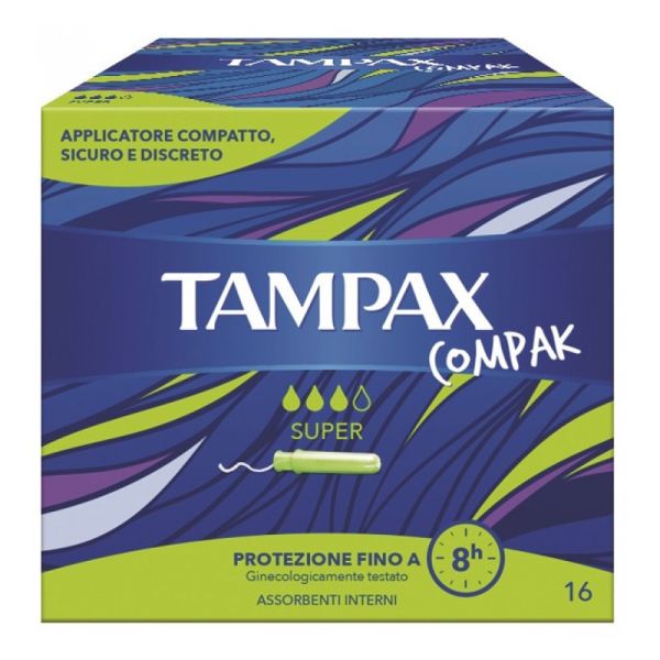 TAMPAX COMPAK SUPER 16 PEZZI