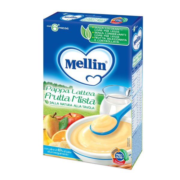 MELLIN PAPPA LATTE FRUTTA 250 G