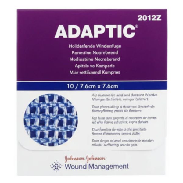 ADAPTIC MEDICAZIONE NON ADERENTE 7,6X7,6 CM 10 PEZZI