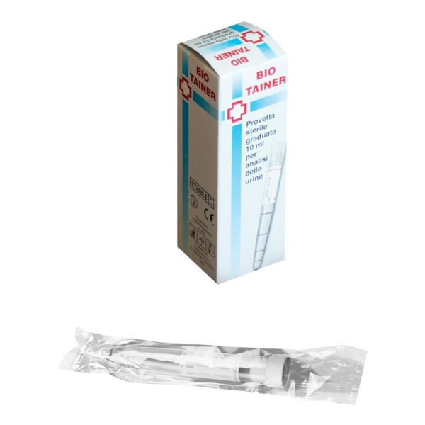 BIO TAINER PROVETTA STERILE URINA 10ML