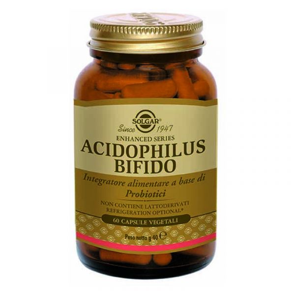 SOLGAR ACIDOPHILUS BIFIDO 60 CPS