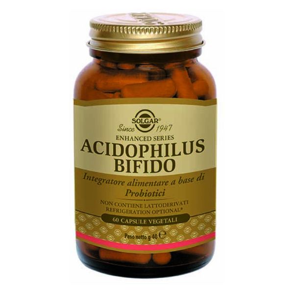 SOLGAR ACIDOPHILUS BIFIDO 60 CPS