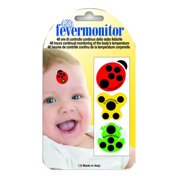 TERMOMETRO FEBBRE 48H FEVERMONITOR 3 PEZZI