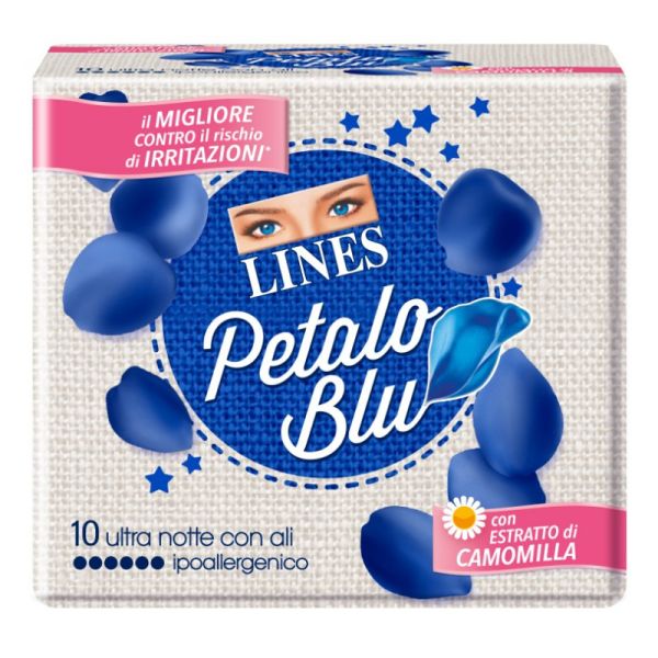 LINES PETALO BLU NOTTE ALI 10 PEZZI