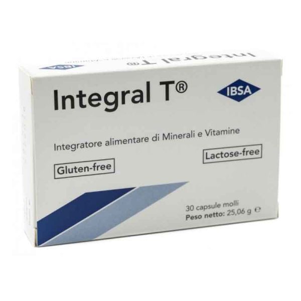 INTEGRAL T INTEGRATORE MINARALI E VITAMINE 30 CAPSULE IBSA